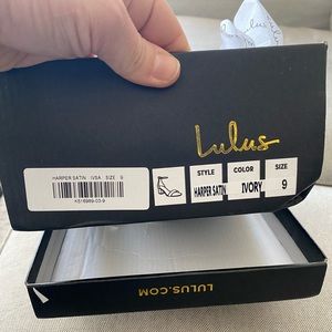 Lulus Harper Satin Block Heel